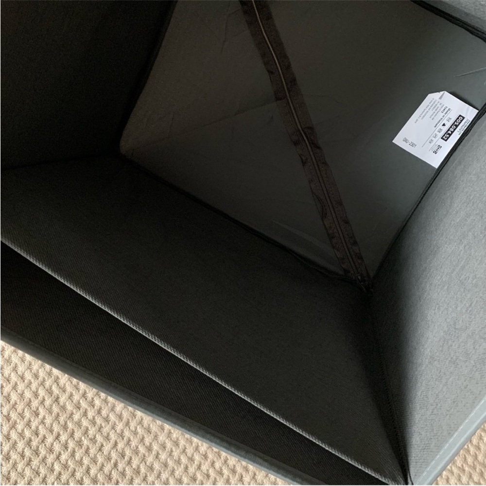 IKEA DRÖNA Dark Gray Storage Box 13x15x13 Large Cube | NWOT - Picture 4 of 8